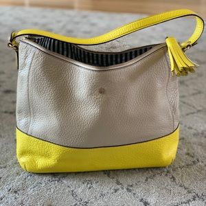Grove Court Grayson Yellow/Tan Leather Bag